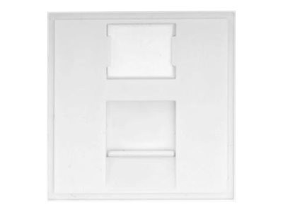 Digitus Digitus 45x45 mm Frontplatte für Kabelkanäle