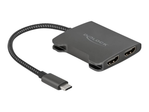 DeLOCK USB-C Splitter>2xHDMI MST 4K 60Hz | 87778