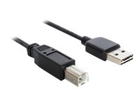 DeLOCK Kabel EASY USB 2.0A> B St/St 0,5m schwarz,