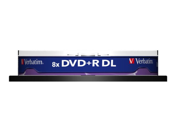 DVD+R DL 8.5GB Verbatim 10er Spindel 8x