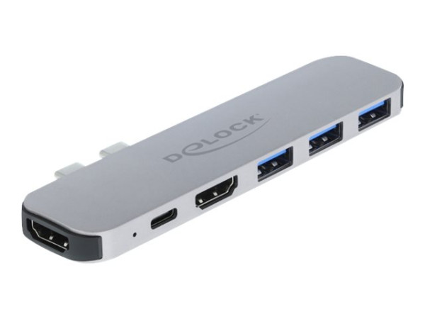 DeLOCK DS f. MacBook Dual HDMI 4K/PD/Hub | 87753