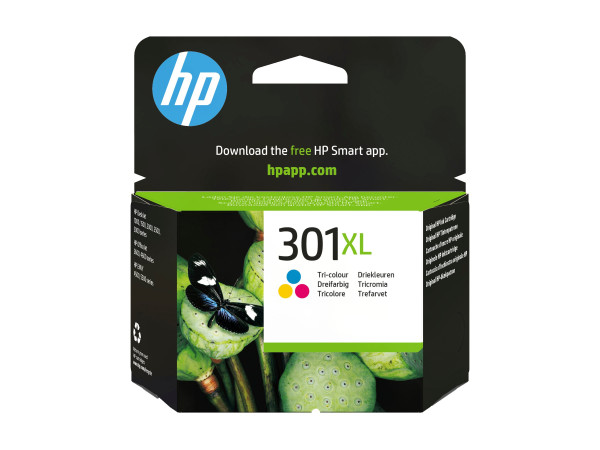 HP CH564EE|301 XL Druckkopfpatrone color High-Capacity, 330