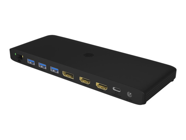 Icy Box IB-DK2416-C (schwarz, USB-C, HDMI, DisplayPort,