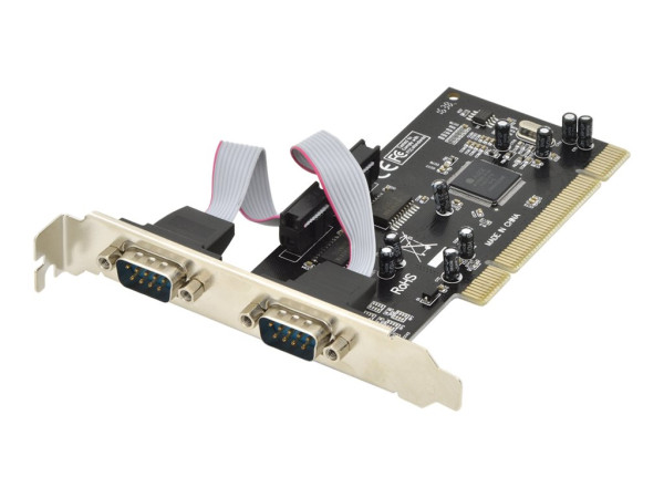 PCI Card DIGITUS 2x D-Sub9 seriell Ports retail
