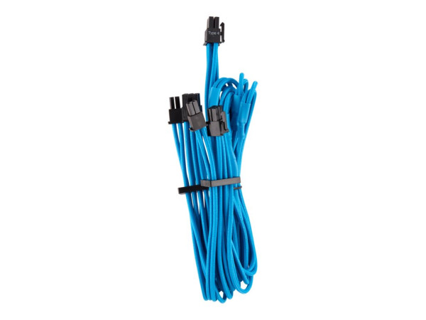 Corsair Split PCIe Cable 2 Conn. bu blau, mit