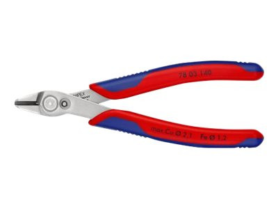 Knipex Knip Electronic Super KnipsÂ® XL 7803140 rot/blau,