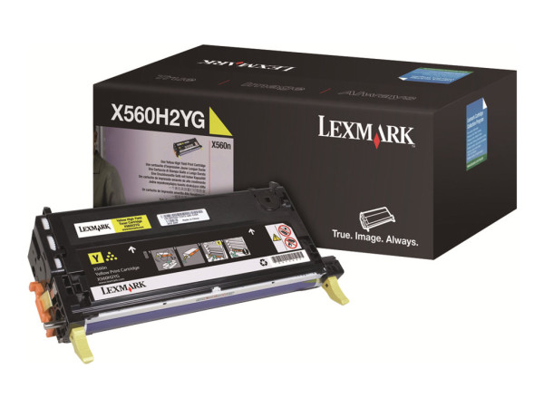 Lexmark X560H2YG Tonerkartusche gelb, 10.000 Seiten ISO/IEC