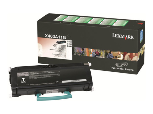 Lexmark X463A11G Toner-Kit return program, 3.500 Seiten