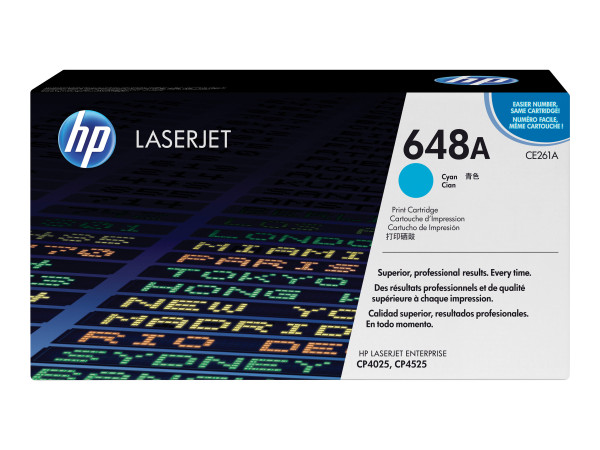 Toner HP CE261A ca.11000 Seiten cyan