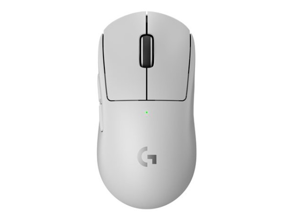 Logitech PRO X SUPERLIGHT 2 (weiß, 2,4-GHz-LIGHTSPEED,