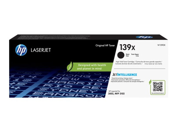 HP Toner BK 139X W1390X Hohe