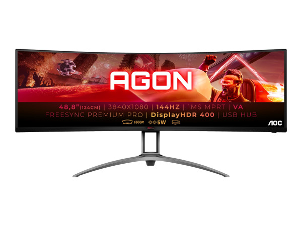 AOC 49 L AGON AG493QCX 124 cm(49 Zoll), schwarz, HDR,