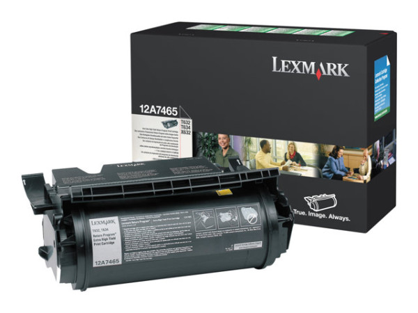 Lexmark 12A7465 Tonerkartusche schwarz return program,