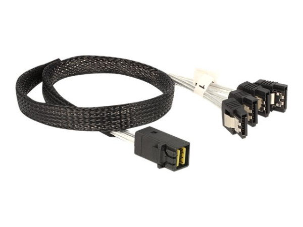 Kabel Mini SAS Delock SFF 8643 -> 4x Sata 7Pin St/Bu 0.50m