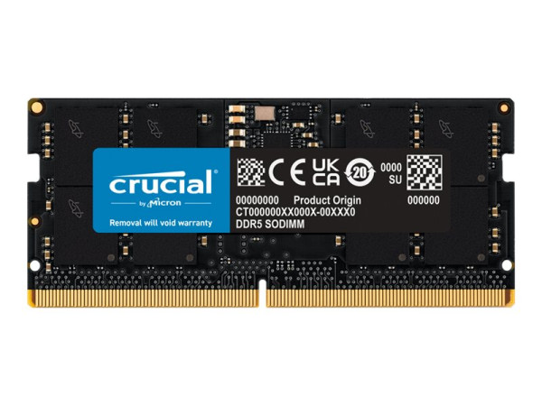 Crucial SO-DIMM 24 GB DDR5-5600 (1x 24 GB) (schwarz,