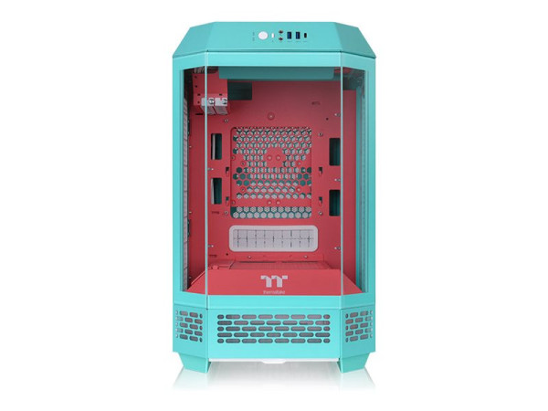Thermaltake Tower 250 (mint/rot, Tempered Glass)