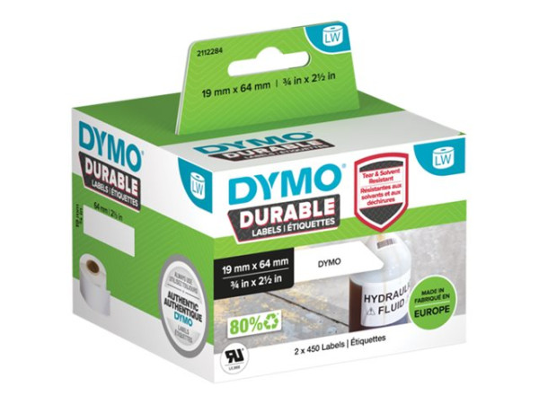 Dymo LW-Adress-Etiketten wh 19x64mm