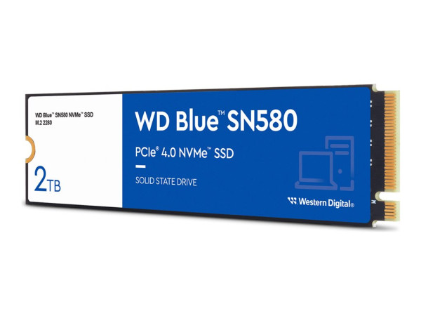 Western Digital Blue SN580 2 TB (blau/weiß, PCIe 4.0 x4,