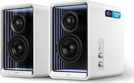 Edifier QR65 Aktiver Design-Monitorlautsprecher RGB (weiß,