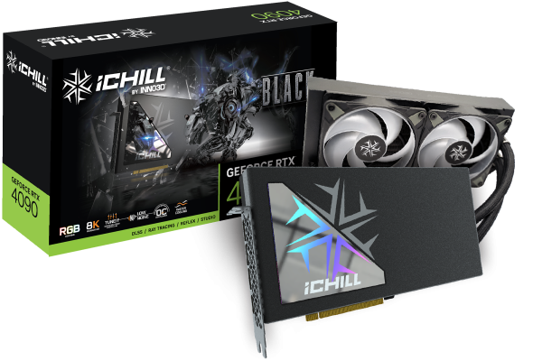 Inno3D GeForce RTX 4090 ICHILL BLACK (DLSS 3, 3x