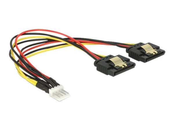 DeLOCK Floppy Stecker> 2x SATA 15P 20cm