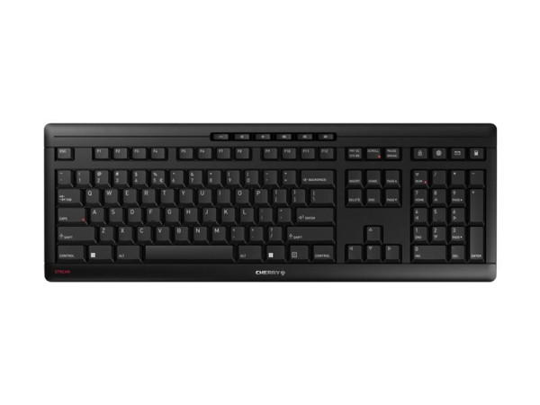 Cherry STREAM Keyboard WL EU bk | US Layout