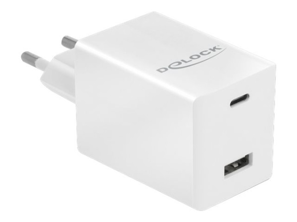 DeLOCK Netzteil USB-C PD 3.0+USB-A 48W | 41448 weiÃŸ