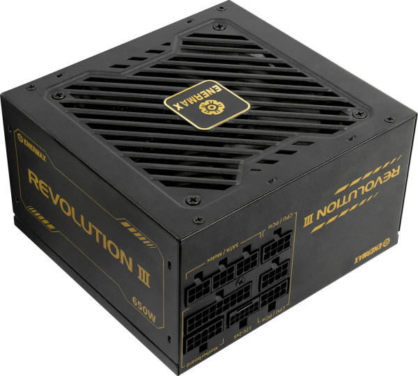 Enermax REVOLUTION III 650W (1x 12-Pin High Power GPU, 2x