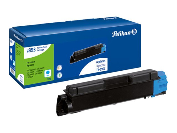 Toner Kyocera TK-590C comp. Pelikan 2893c cyan