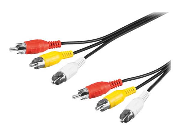 Goobay AVK 354-0150 1.5m Audio-Video-Kabel 1,5 m 3 x