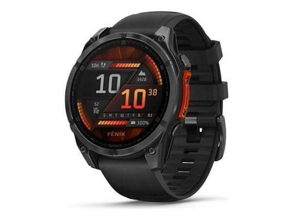 Garmin f?nix 8 - 47 mm, AMOLED (Schwarz/Schiefergrau,