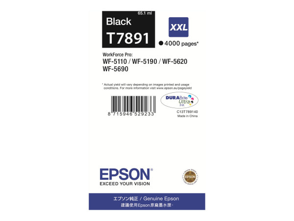 Epson Tinte BK XXL C13T789140