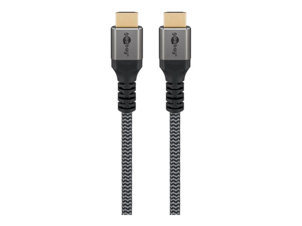 Goobay Plus Ultra High-Speed HDMI-Kabel, 8K @ 60Hz (grau, 5