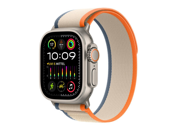 Apple Watch Ultra 2 (orange/beige, 49 mm, Trail Loop,