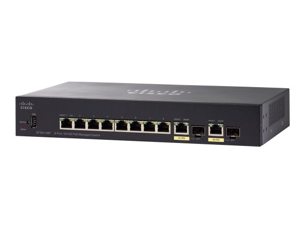 Cisco SF352-08P PoE/FE/GE/MAN/08 | 8x UPoE,