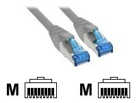 InLine® Patchkabel Cat.6A, S/FTP (PiMf), 3m grau