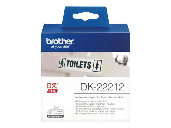 Film wei? Brother QL550/500 15,48m*62mm DK-22212