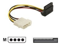 Kabel Strom Adapter 4pin Molex zu SATA nach oben gewinkelt