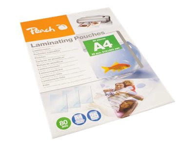 Peach Laminierfolie A4 80mic PPR080-02 glänzend, 25 Stück