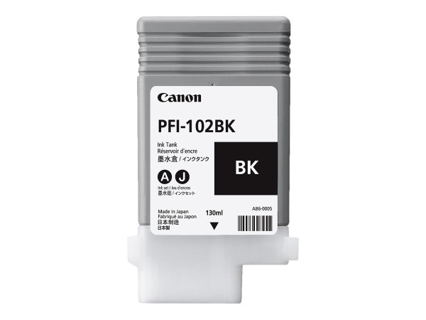 Canon 0895B001|PFI-102 BK Tintenpatrone schwarz, Inhalt 130