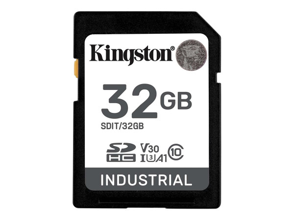 Kingston Industrial 32 GB SDHC (schwarz, UHS-I U3, Class