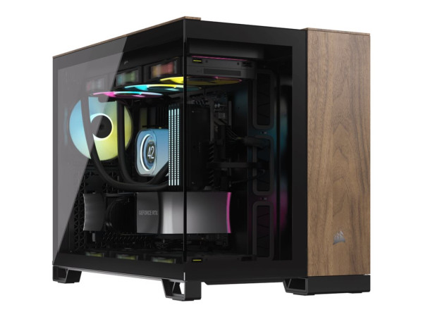 Corsair 2500X (schwarz/braun, Tempered Glass x 2)