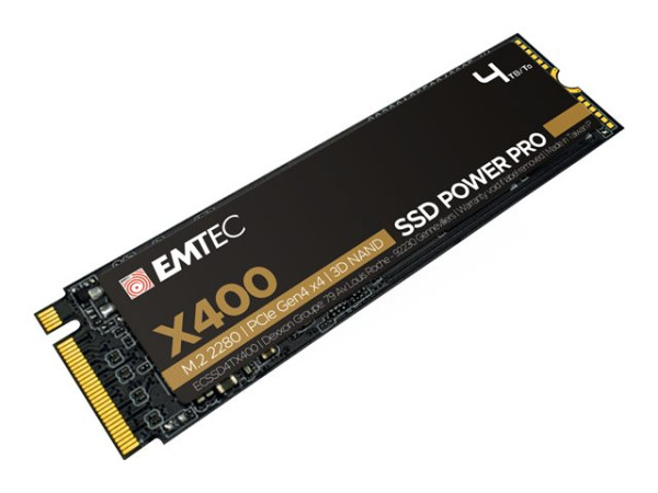 Emtec SSD 4TB 5200/3800 X400 PCIe4 M.2 ETC |