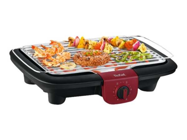 Tefal Tefa Tischgrill BG90E5 2300W bk/rd | Easygrill