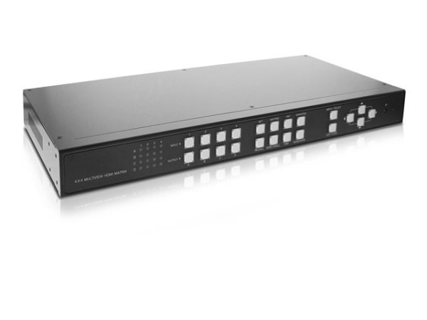InLine? HDMI 4x4 Multi View Matrix / Videowand Switch, 4