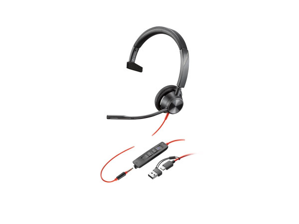 HP POLY BW 3315 M MONO USB-C/A HEADSET