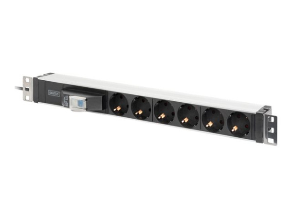 Digitus PDU 6fach Überlastschutz 19" 1HE